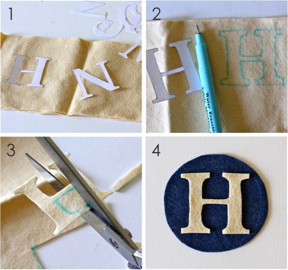 TUTORIAL: Monogrammed Family Ornaments | MADE