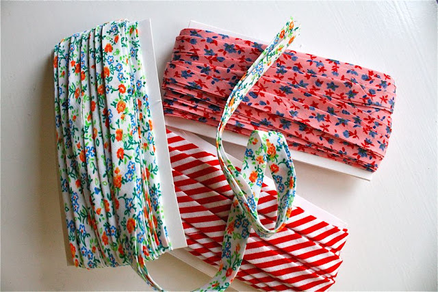 10 Yards / Pack Bias Tape ~ 1.3cm Wide Double-fold Bias Tape ~ RED ~ Poly Cotton