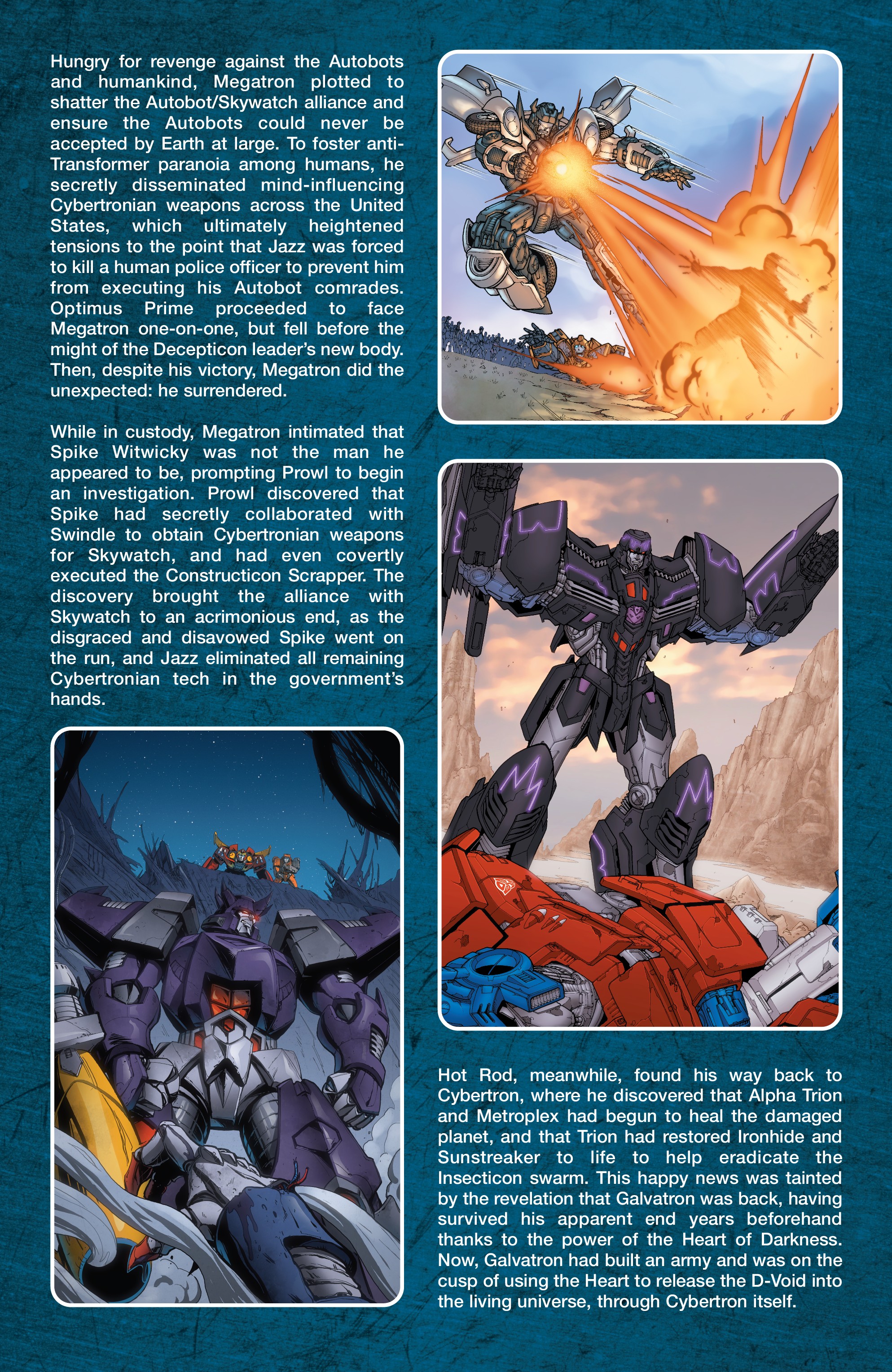 Read online Transformers: Historia comic -  Issue # Full - 24