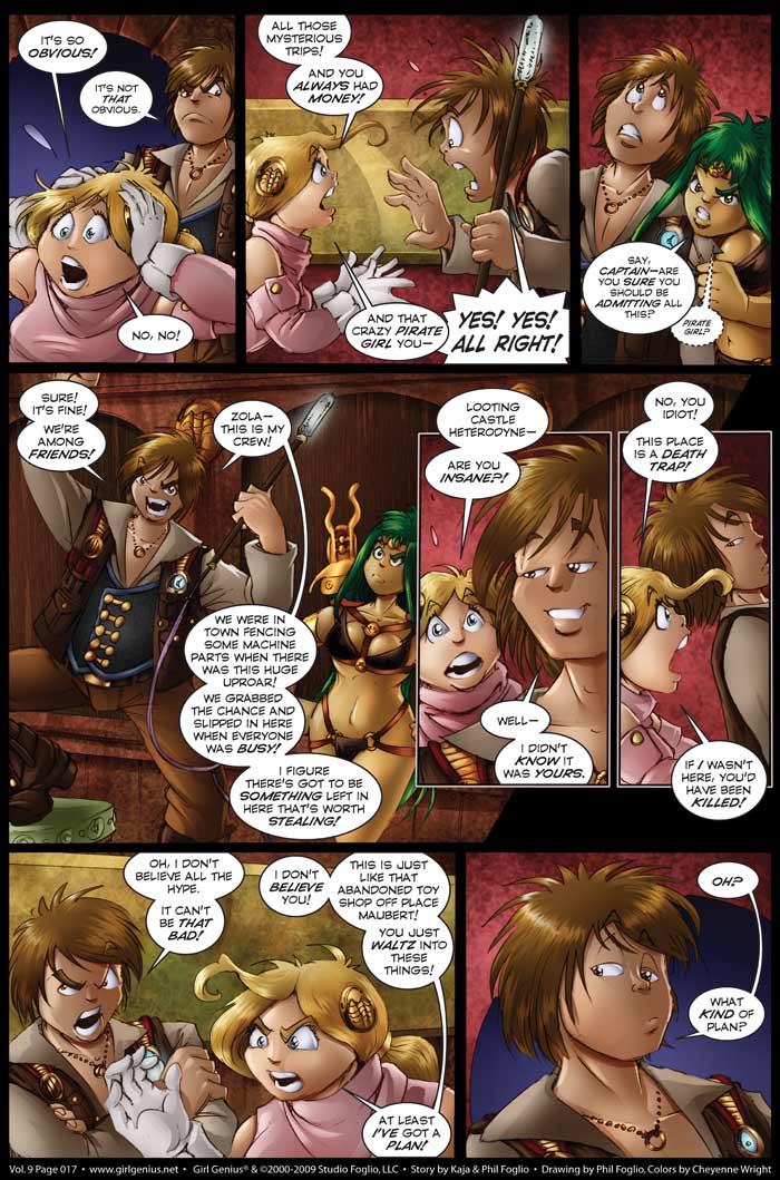 Read online Girl Genius (2002) comic -  Issue #9 - 18