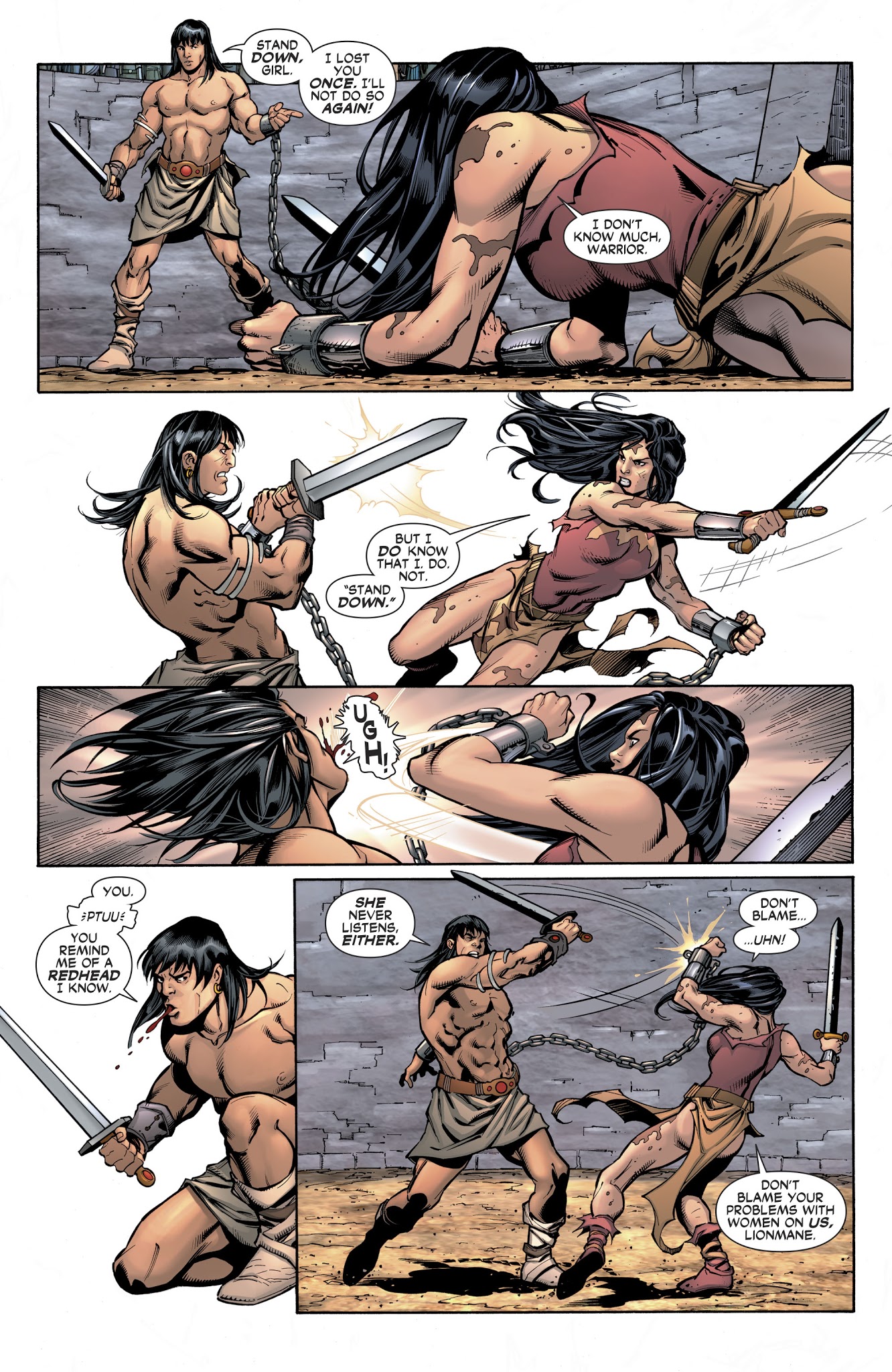 Read online Wonder Woman/Conan comic -  Issue #2 - 13