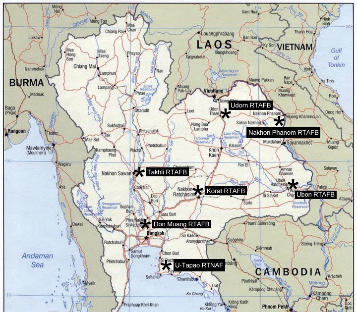 thailand aviation usaf units in thailand during the vietnam