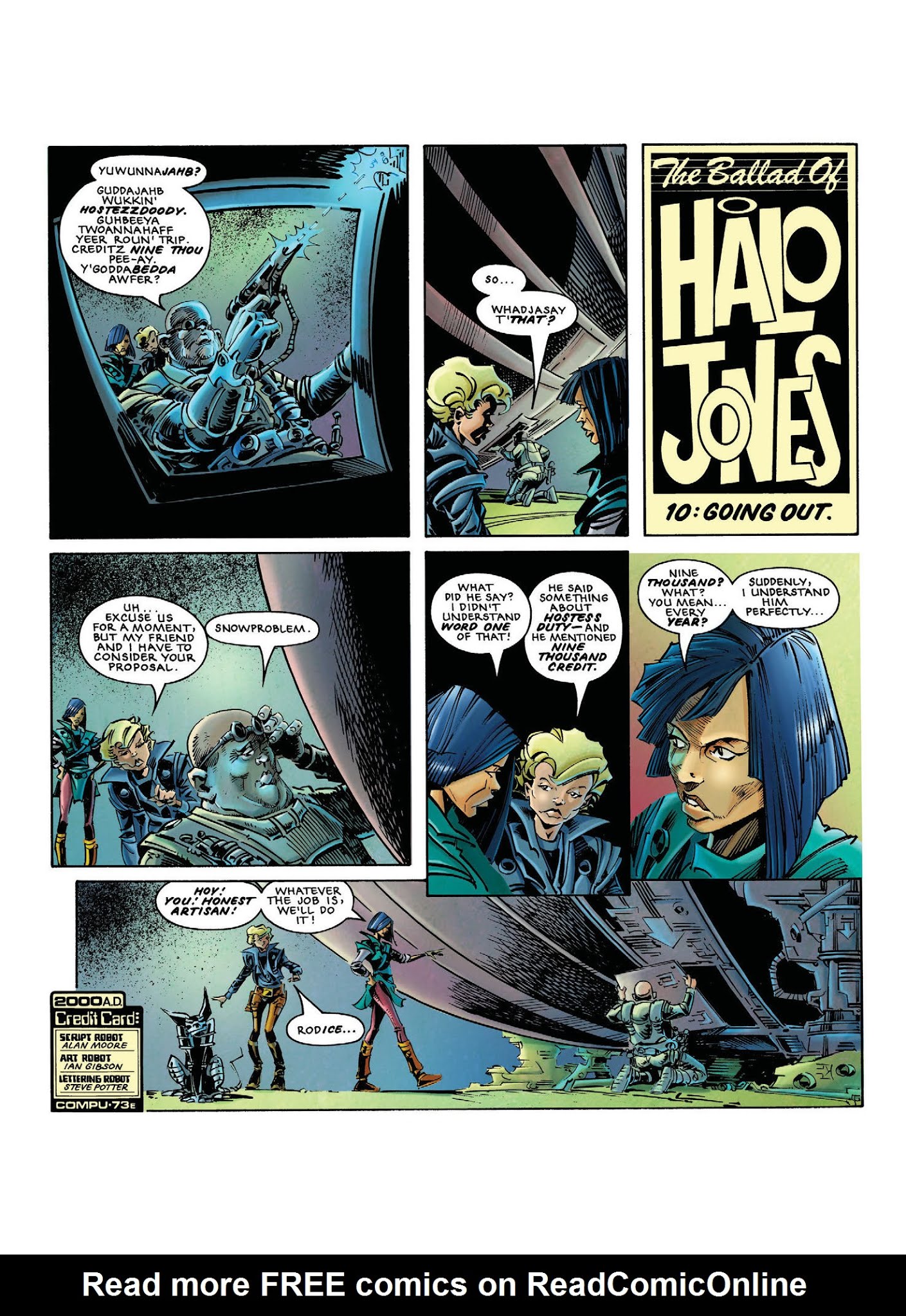 Read online The Ballad of Halo Jones (2018) comic -  Issue # TPB 1 - 49