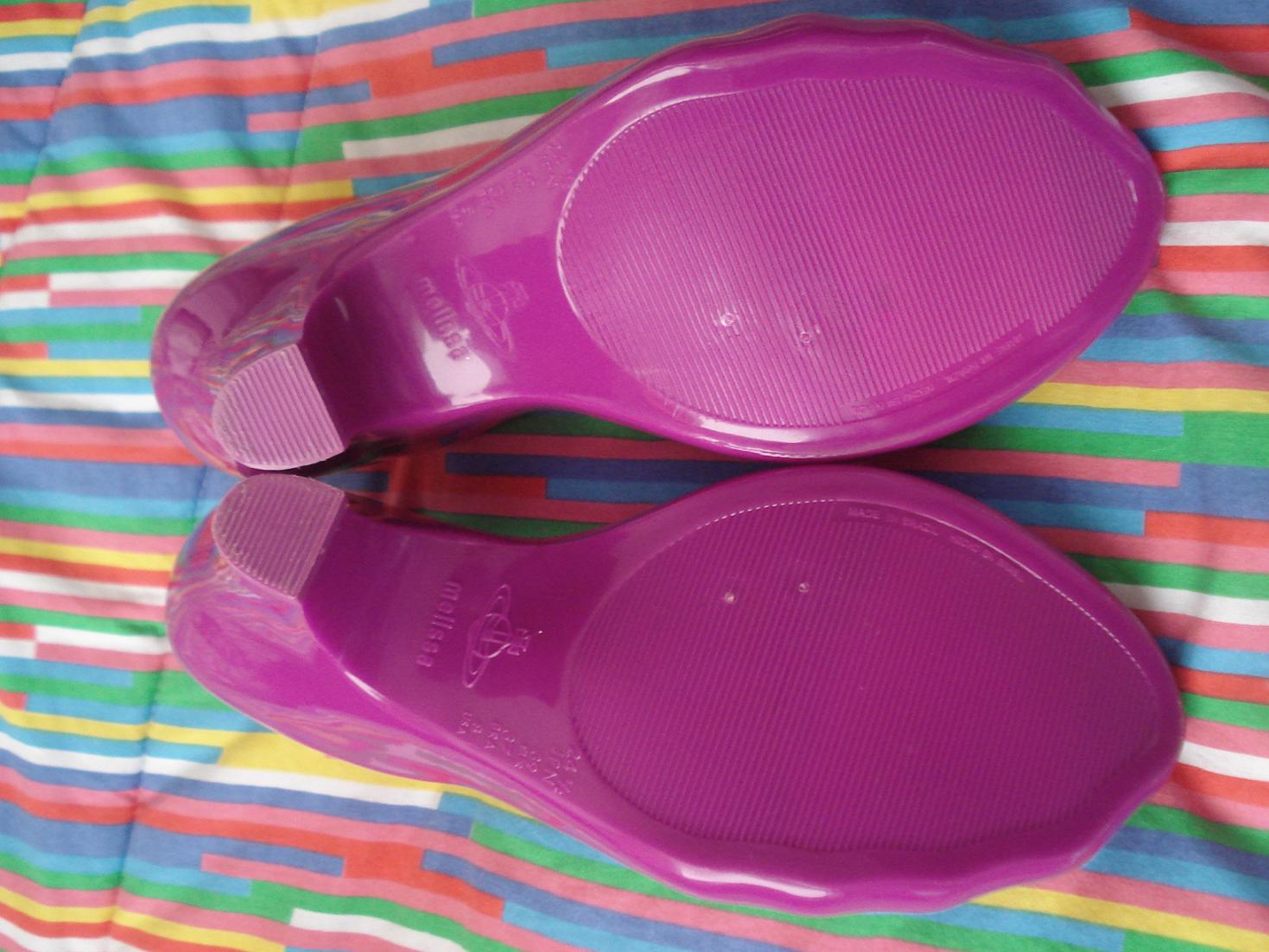 Sandália Melissa Mary Jane VW 37 fúcsia VENDIDABazar Melisseiras