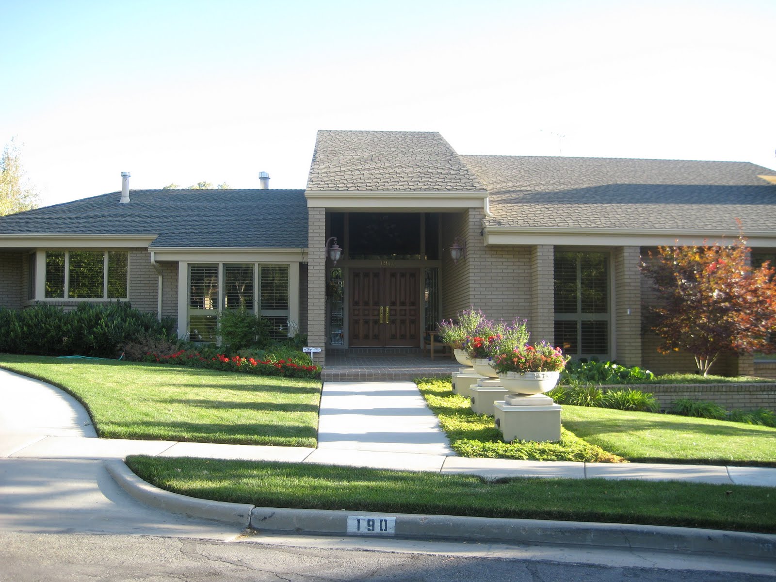 Very Fine House SLC style more brick houses.