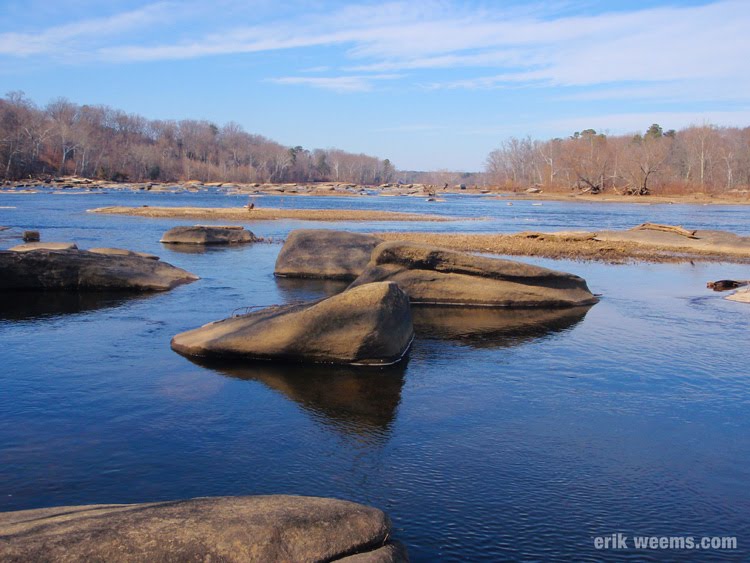 Rocks along the James River, Richmond VIrginia