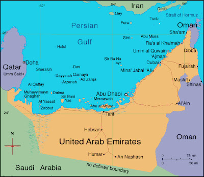 Ramesh Menon's Clicks and Writes: UAE Map