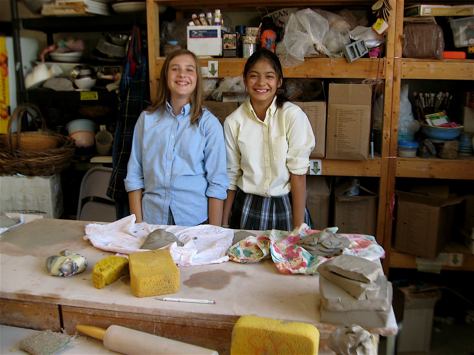 LindaCowardPottery Finding Their Way with Clay, Tulsa Girl Scouts Earn