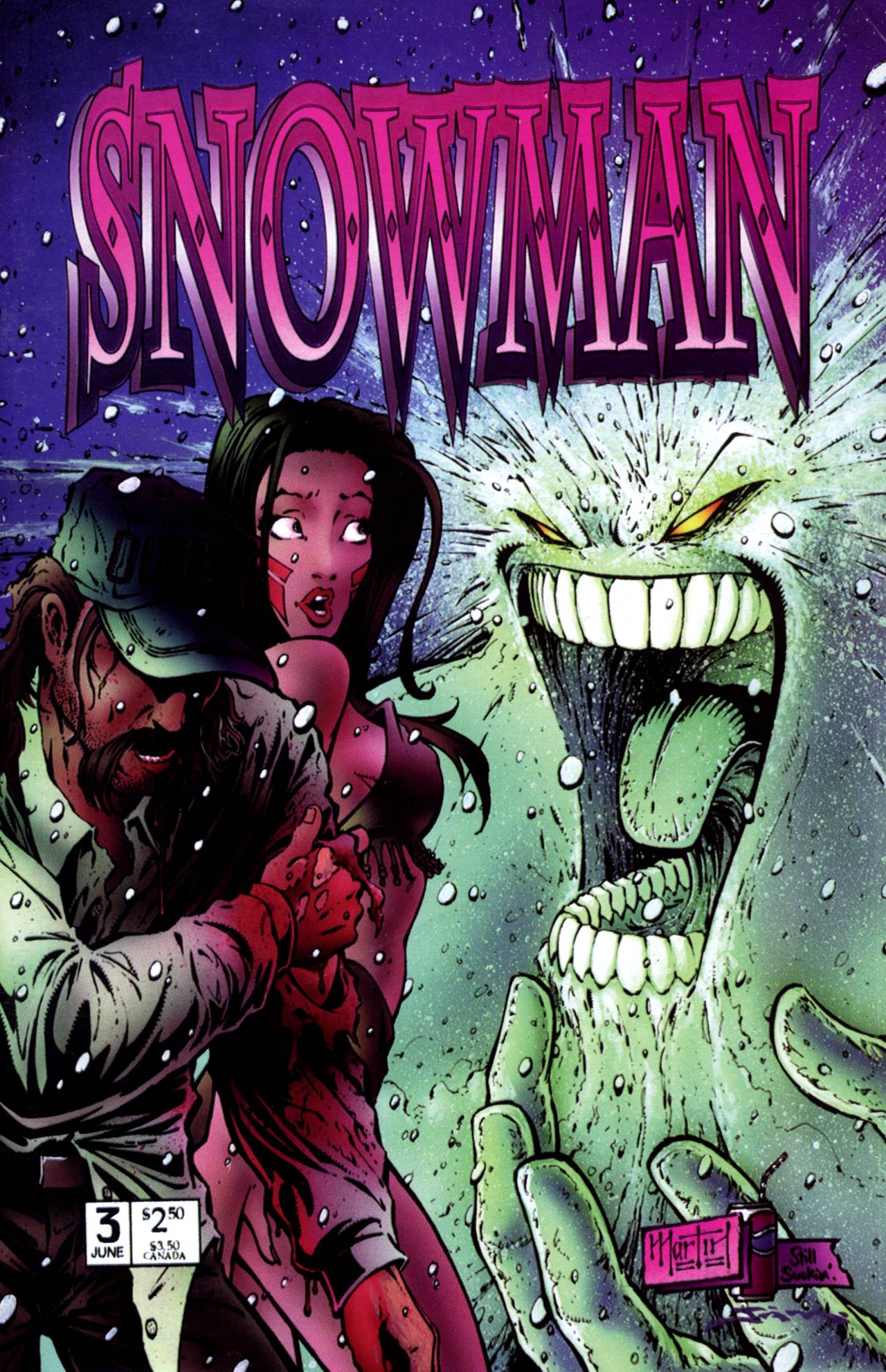 Read online Snowman comic -  Issue #3 - 1