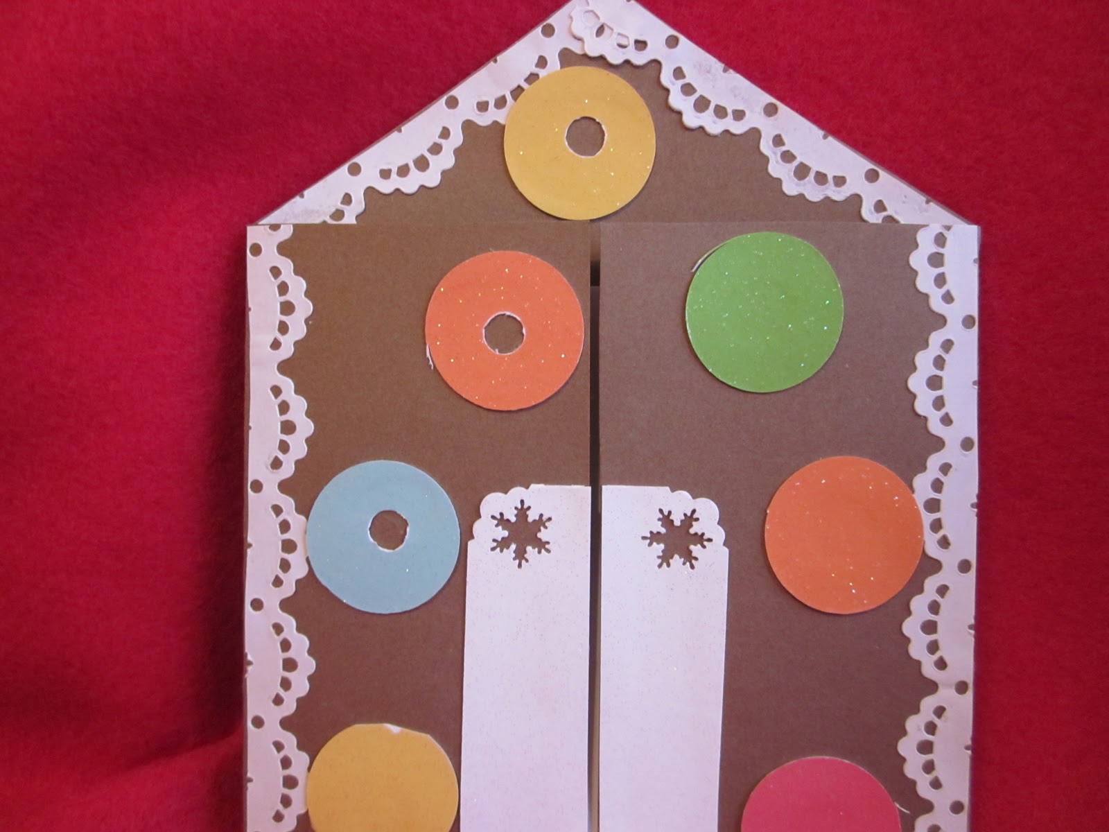 Gingerbread House Card Template