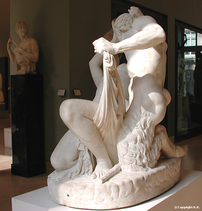 Картина вакханка и сатир