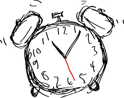 Digital Drawing - David Balmforth: Clock - Daily Drawing - October 25th