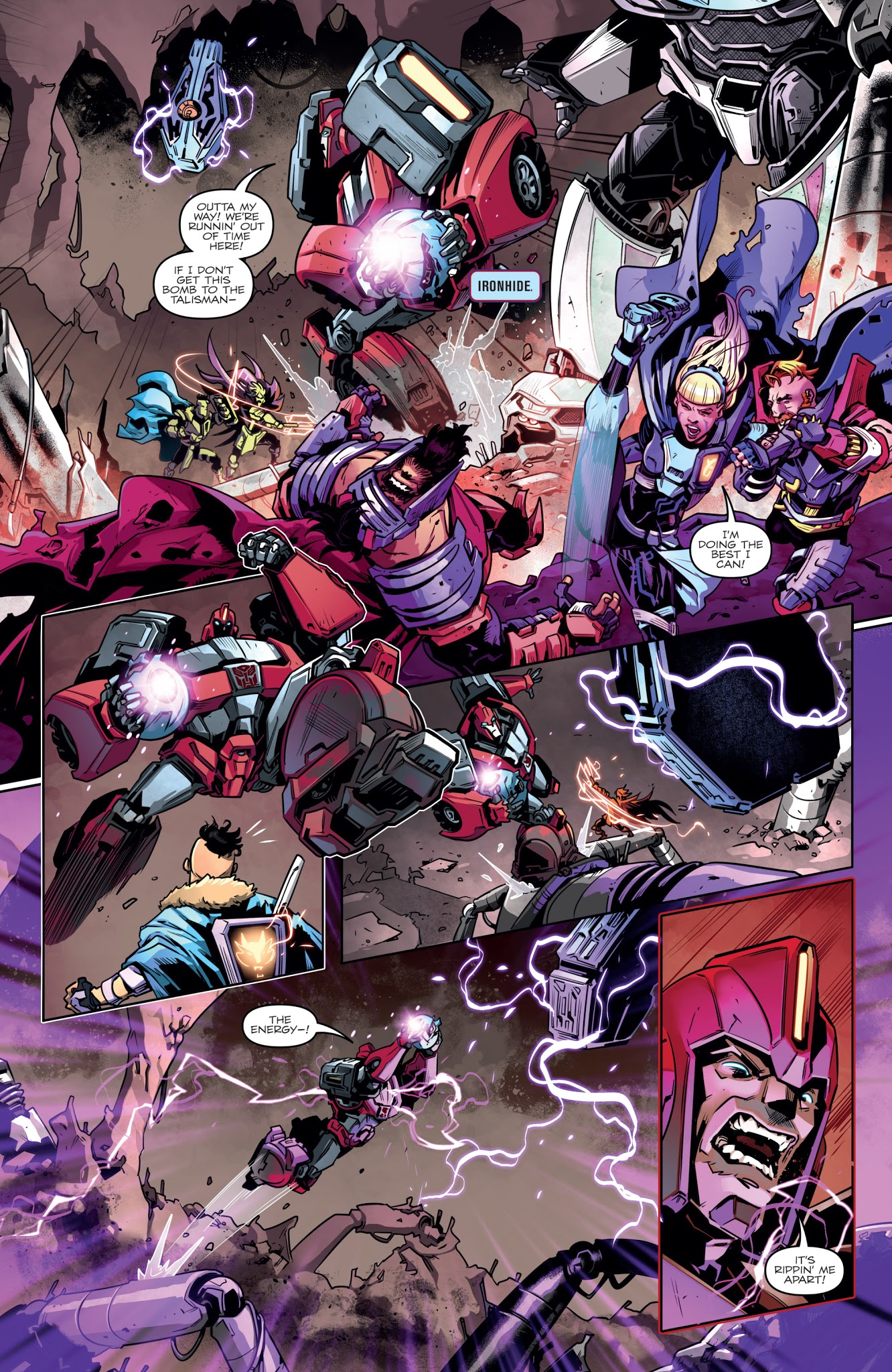 Read online Transformers vs. Visionaries comic -  Issue #5 - 16