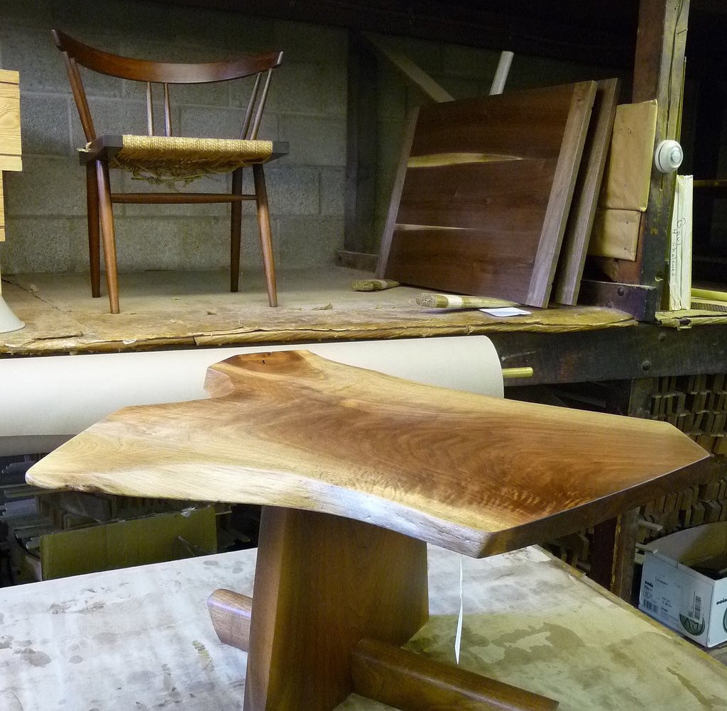 The North Elevation Classic Spaces Nakashima House, Studio + Solebury