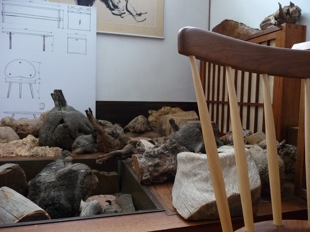 The North Elevation Classic Spaces Nakashima House, Studio + Solebury