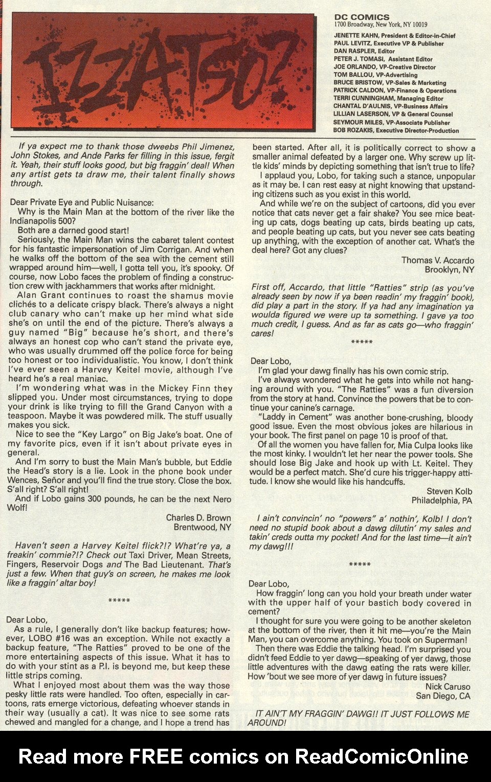 Read online Lobo (1993) comic -  Issue #20 - 24