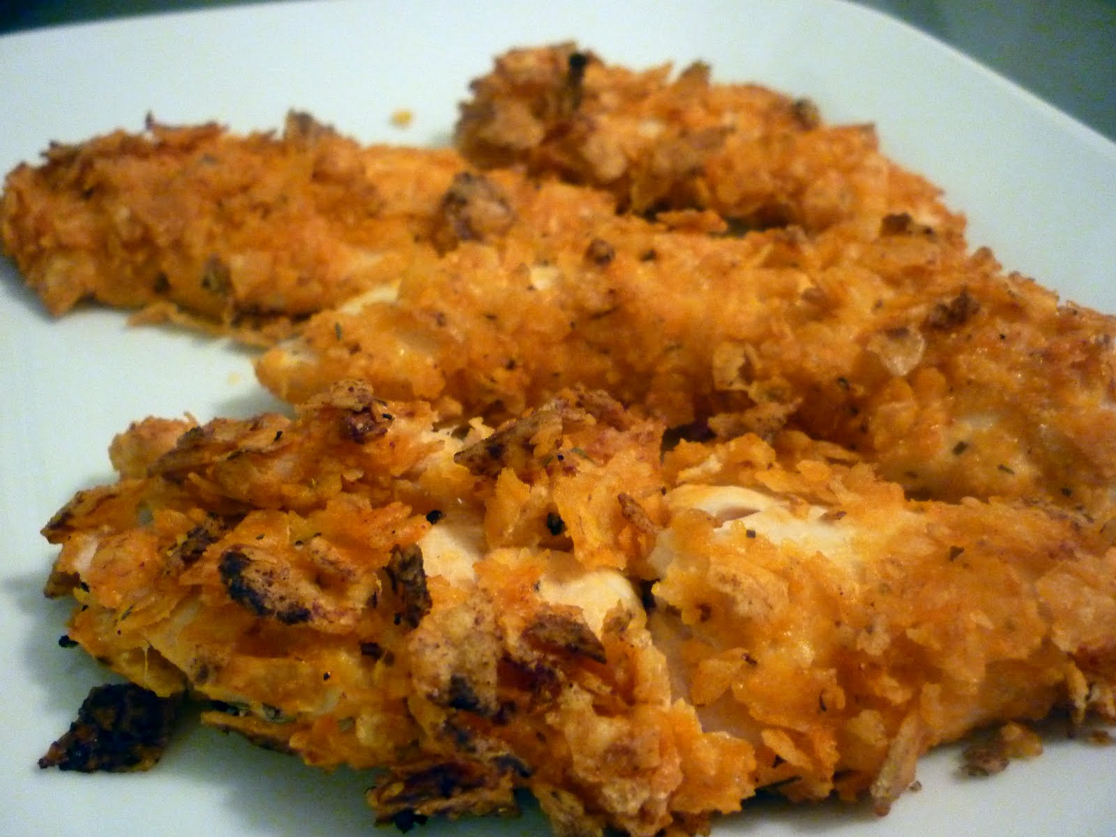 Good Looking Home Cooking: Dorito Crusted Chicken Tenders