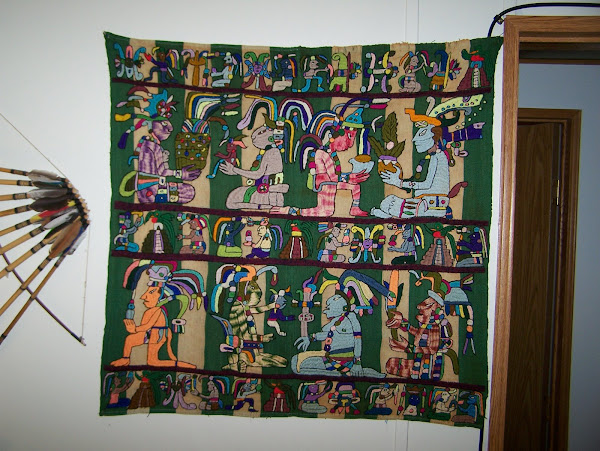 Maya Tapestry from Lake Atitlan, Guatemala