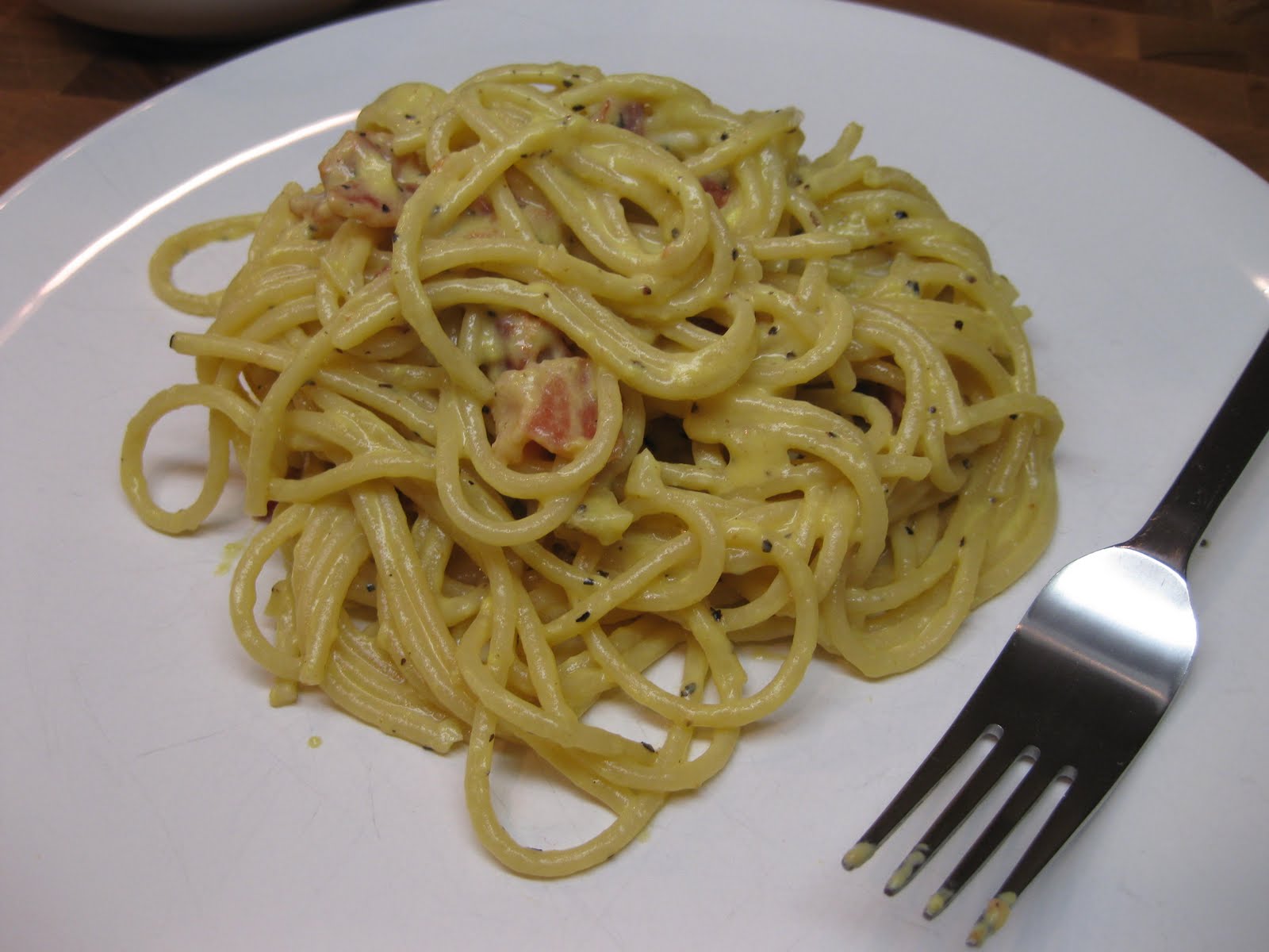 Dinner at Christina's: Spaghetti Carbonara