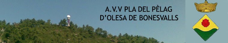 A.V.V PLA DEL PÈLAG D' OLESA DE BONESVALLS