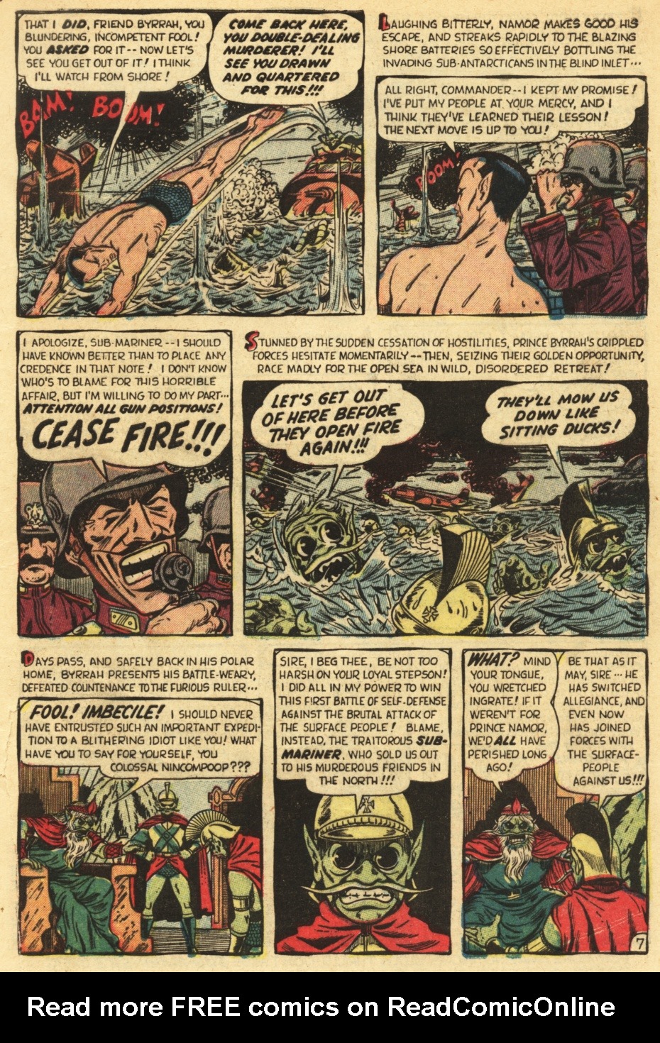 Read online Sub-Mariner Comics comic -  Issue #35 - 9