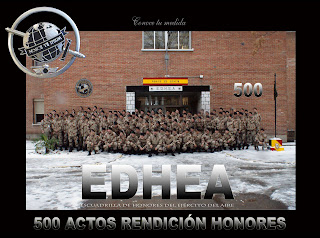 500 Actos de Rendición de Honores Militares de la EDHEA.