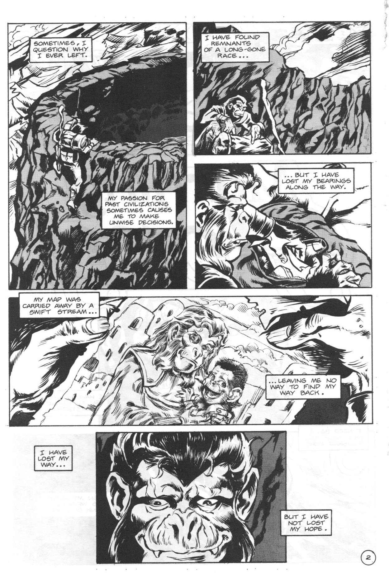 Read online Planet of the Apes (1990) comic -  Issue # Annual 1 - 7