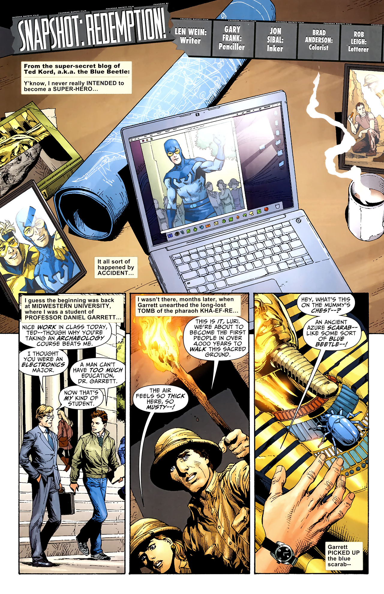 Read online DCU: Legacies comic -  Issue #10 - 24