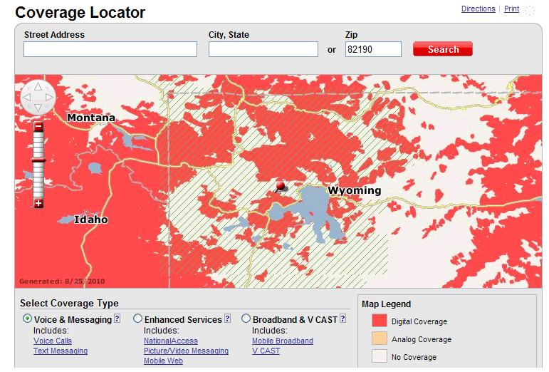 Yosemite Cell Phone Coverage Map Cell Coverage In Yellowstone National Park