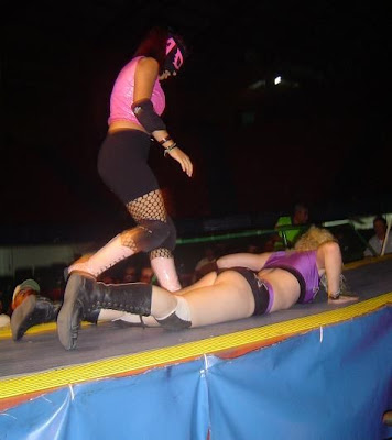 Nikki Roxx and Arianna in Wrestling in Mexico