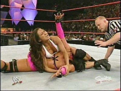 Gail Kim submitting Victoria Gail Kim submitting Victoria