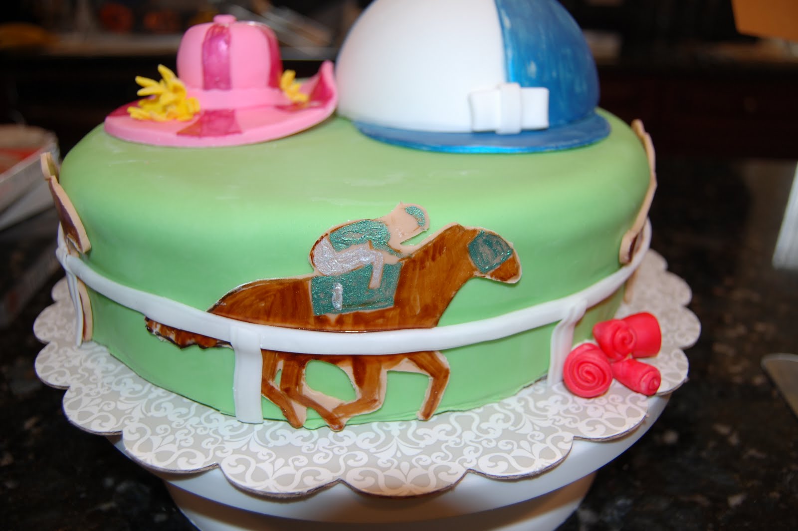 Sugar Mom Treats: Kentucky Derby Cake for Frankie