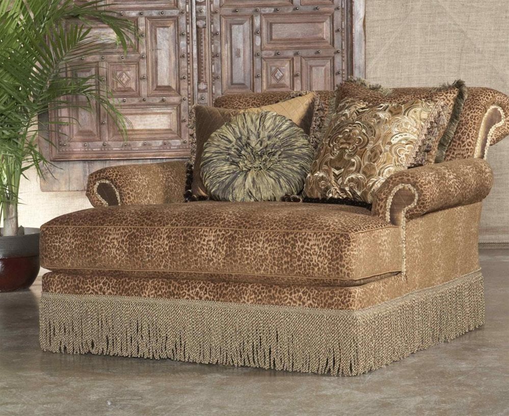 Leopard Print Chaise