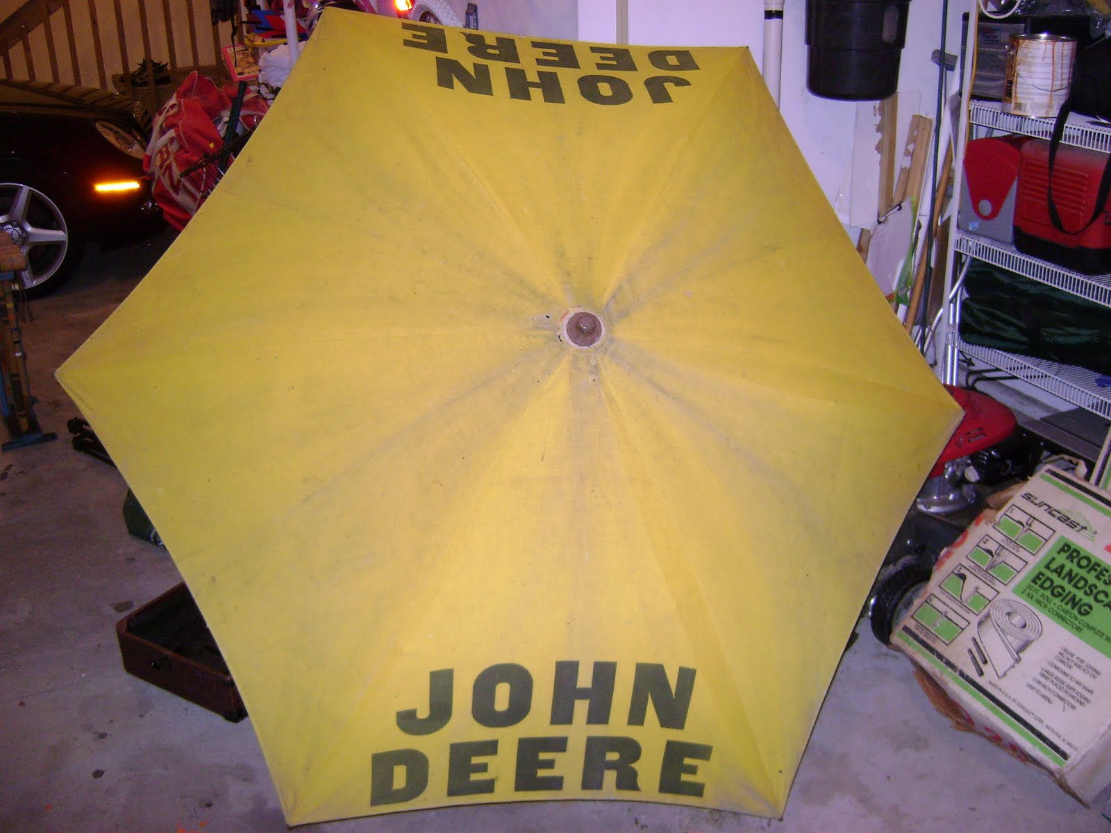 Adventures In Ebay Old John Deere Tractor Umbrella