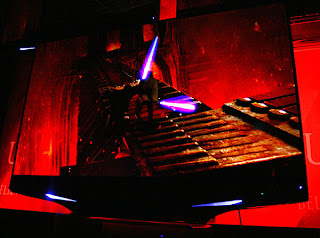 Laser tv red color image