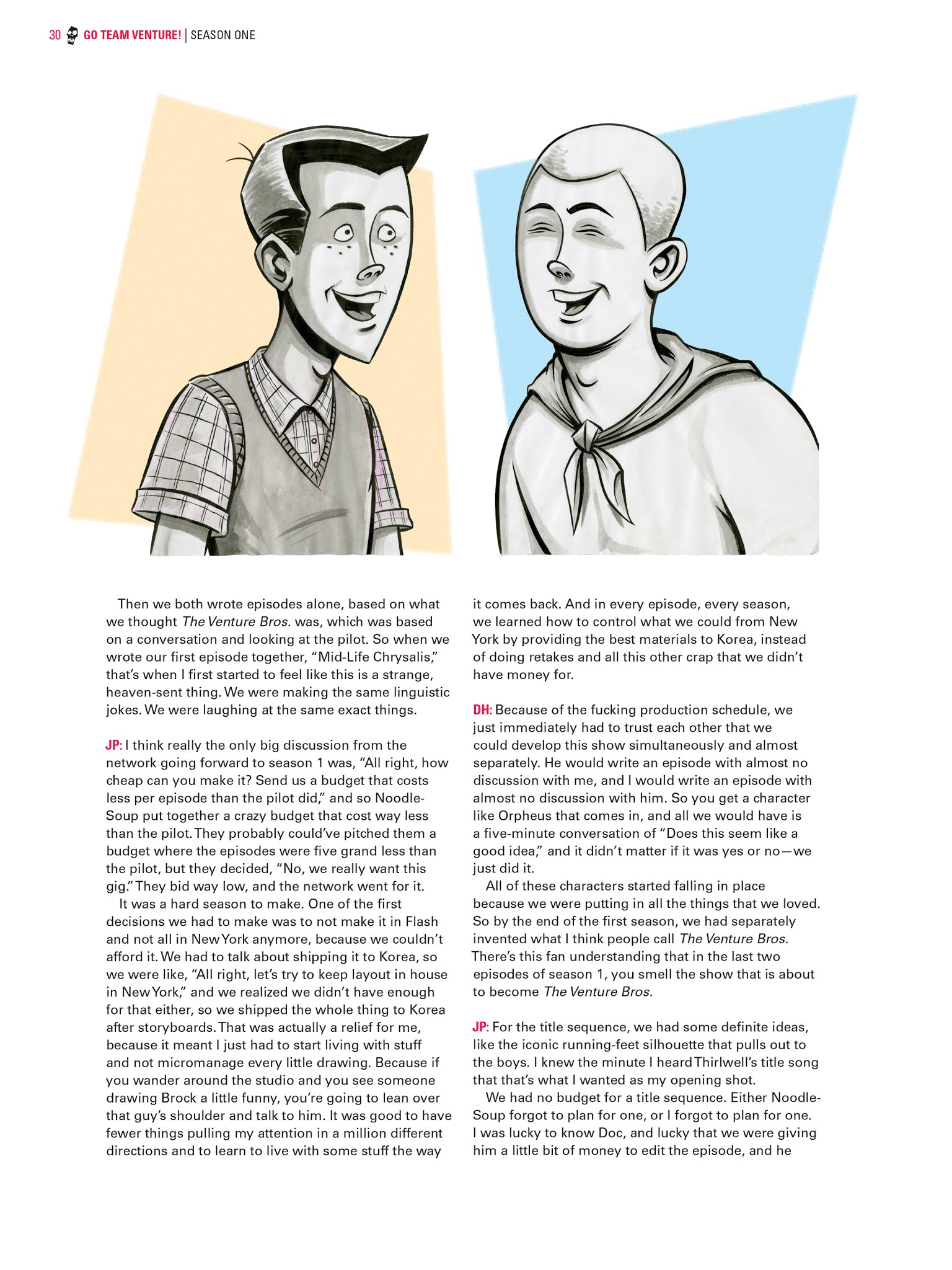 Read online Go Team Venture!: The Art and Making of The Venture Bros. comic -  Issue # TPB (Part 1) - 30