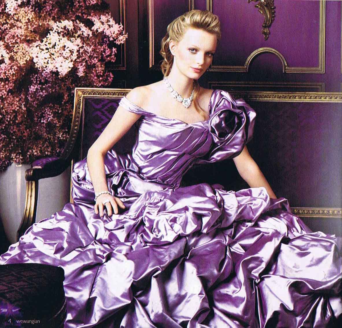 Smart Wedding Ideas Beautiful Purple Wedding Dress