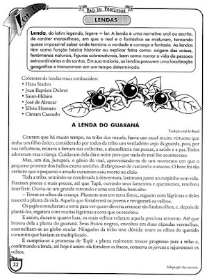 ATELIE MEU CANTINHO DAS ARTES: "A lenda do Guaraná"