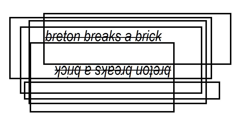 breton breaks a brick