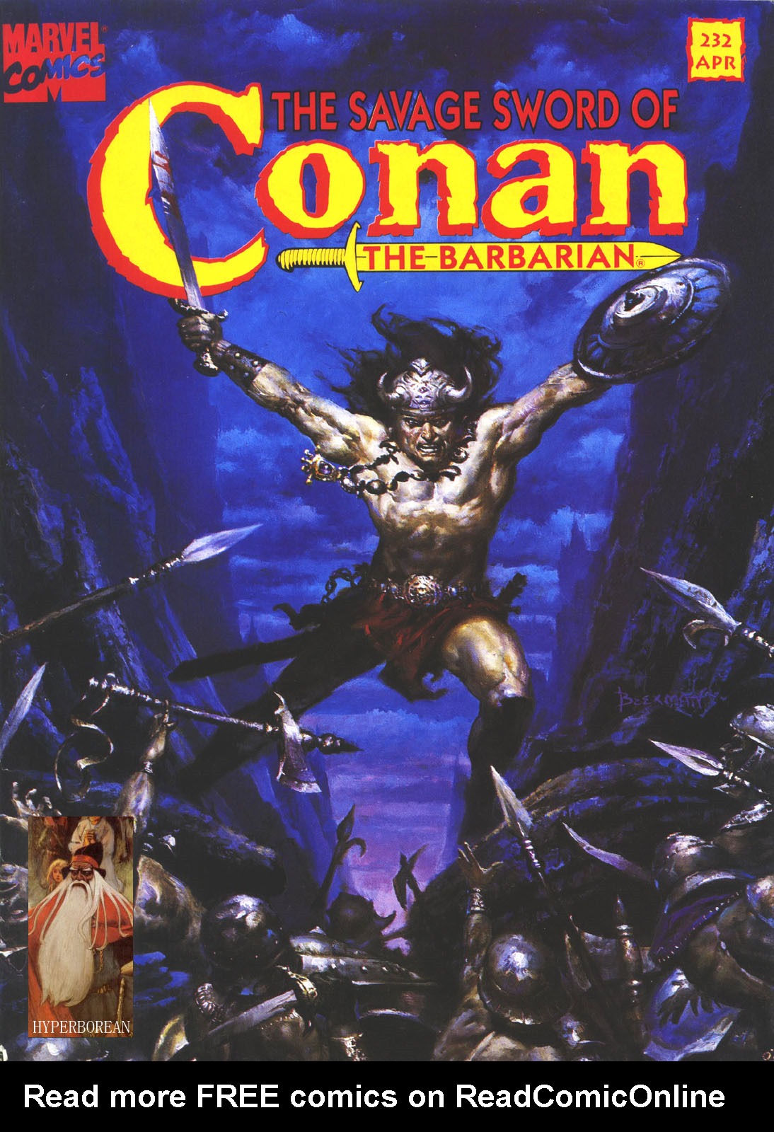 Read online The Savage Sword Of Conan comic -  Issue #232 - 1