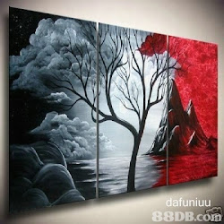 canvas paintings painting cool easy acrylic beginners paint things simple oil wall tree landscape painted abstract nature