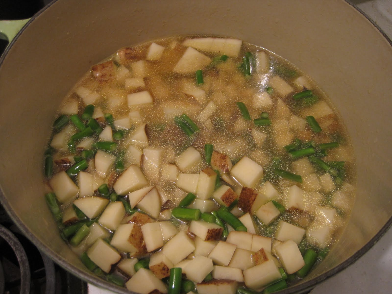 OmNomNominal Garlic Scape Soup