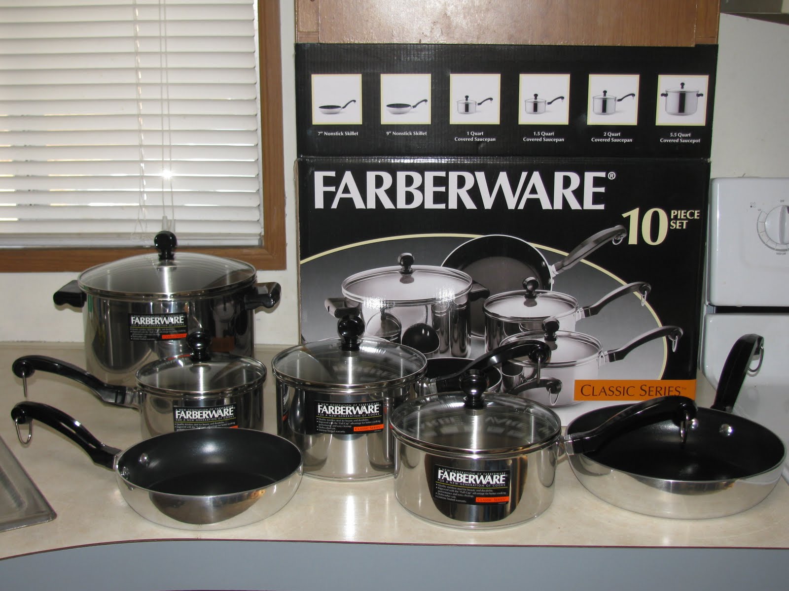 Eccentric Eclectic Woman CSN Stores Farberware Classic Stainless Steel