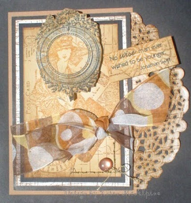 Dreaming and Creating: Shabby Chic Vintage Birthday Card