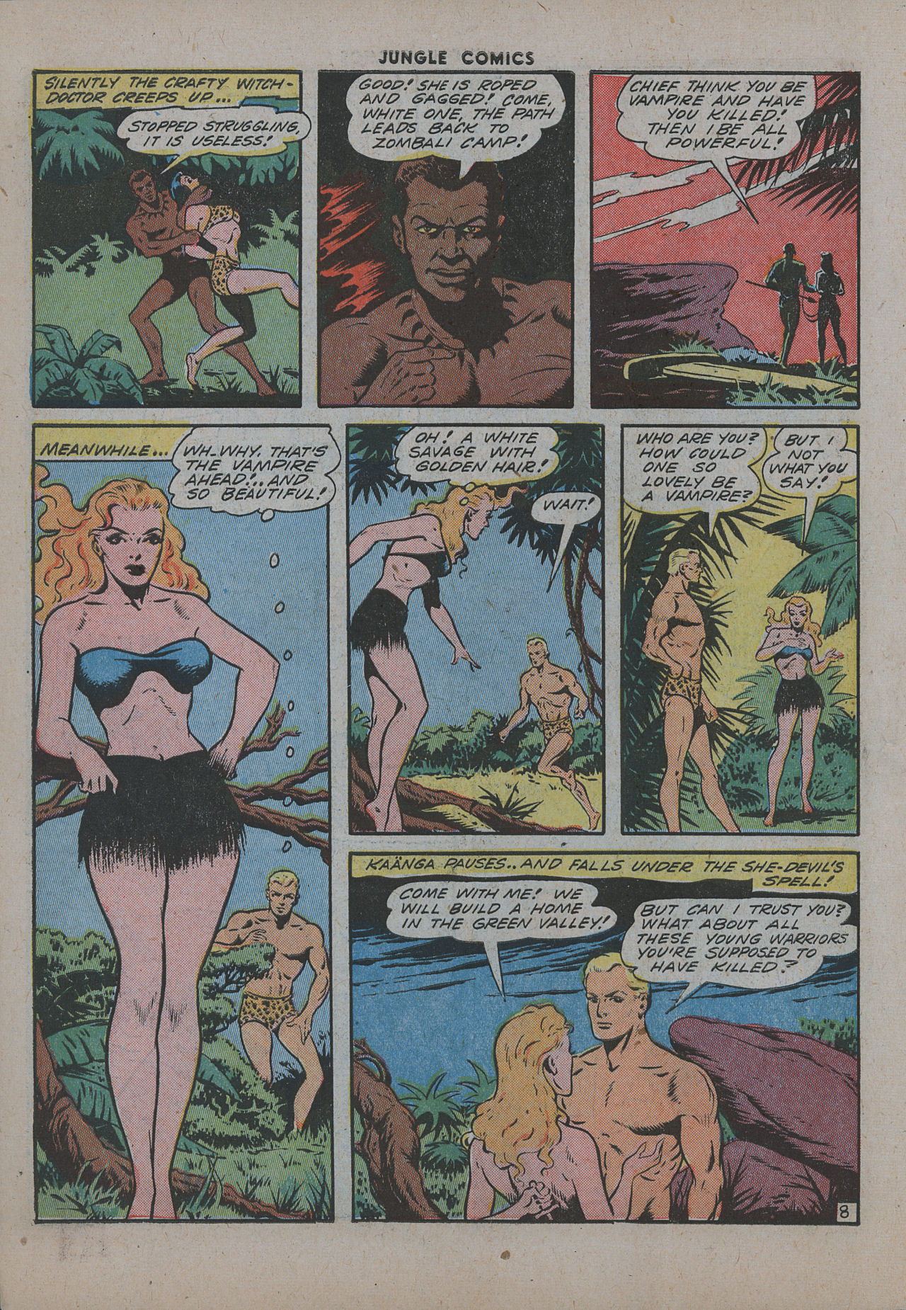 Read online Jungle Comics comic -  Issue #48 - 10