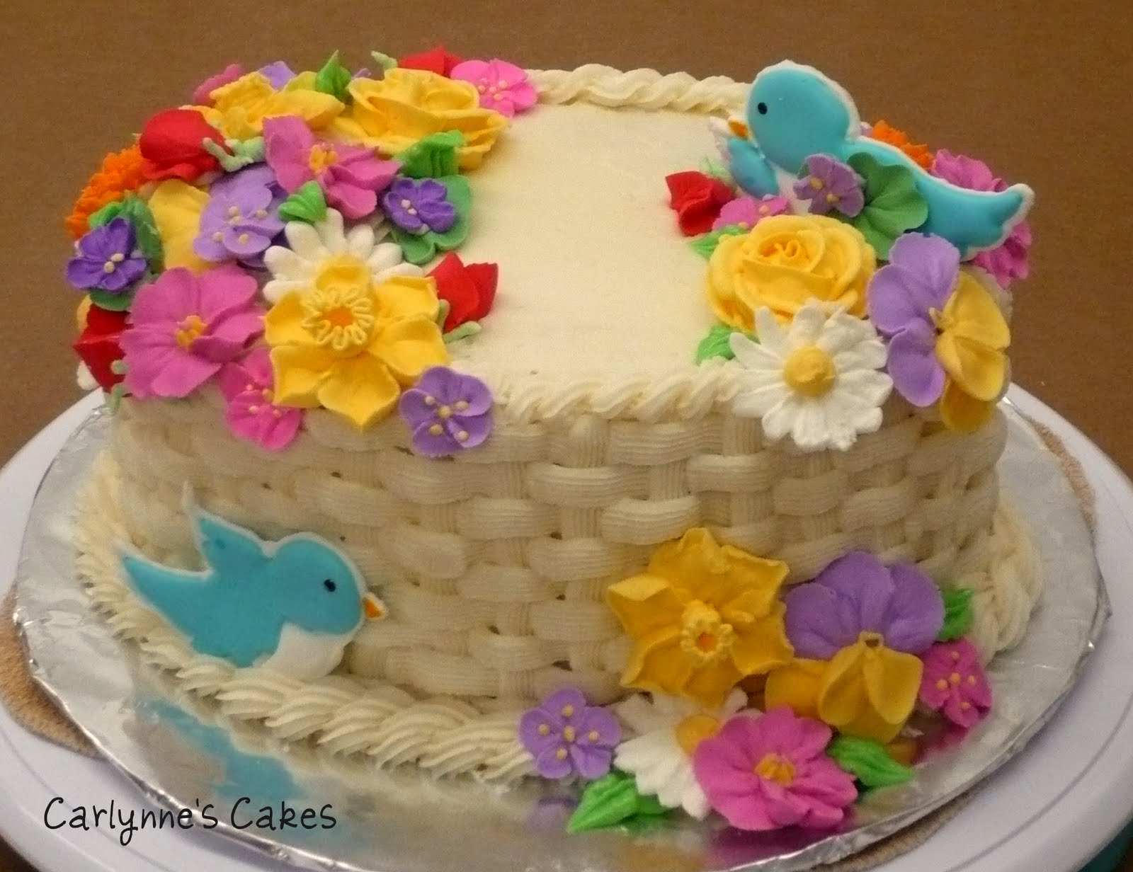 Carlynnes Cakes Spring Cake