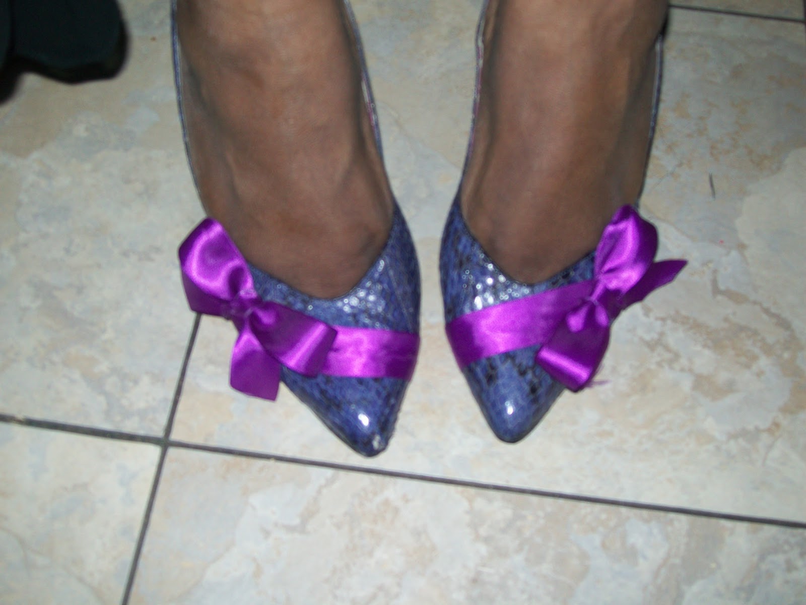 ribbon shoes redo Buildeth Her House