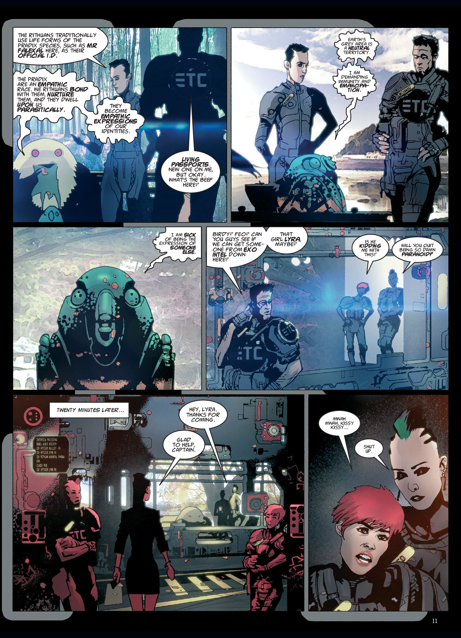 Read online Grey Area: A Long Way Home comic -  Issue # TPB (Part 1) - 13