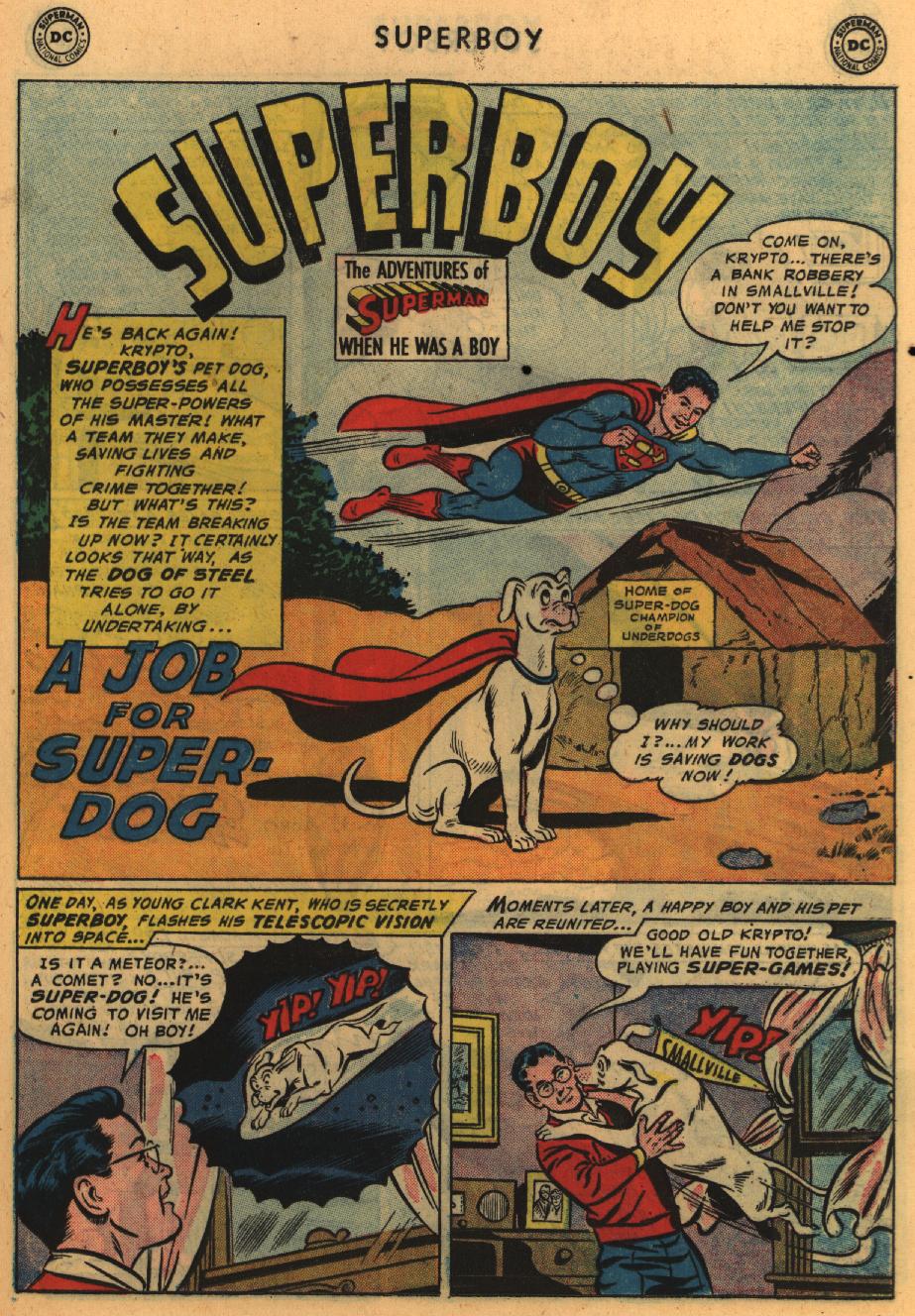 Read online Superboy (1949) comic -  Issue #56 - 21