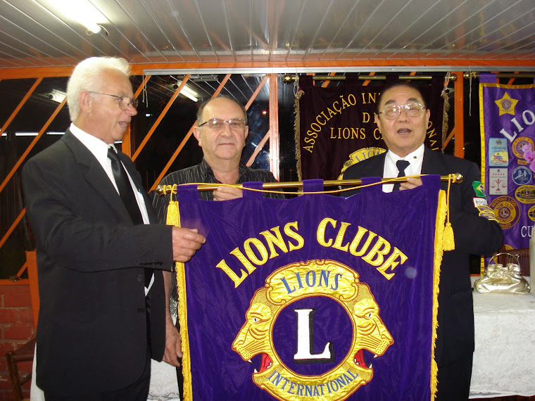 Past GovernadorTosihiro Ida, Sr Luis Binotto  e Vladimir Rabone, presidente fundador do clube.
